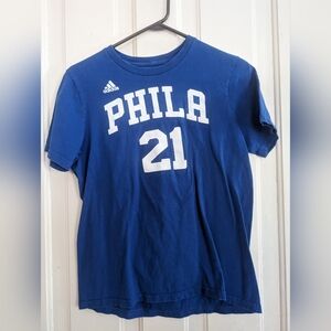 Adidas Philadelphia 76ers Joel Embiid T-shirt Youth L